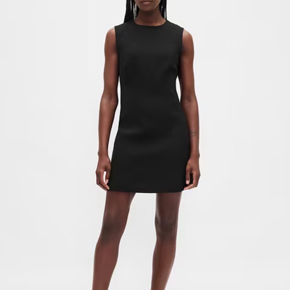 NWT Gap high neck mini sleeveless shift dress